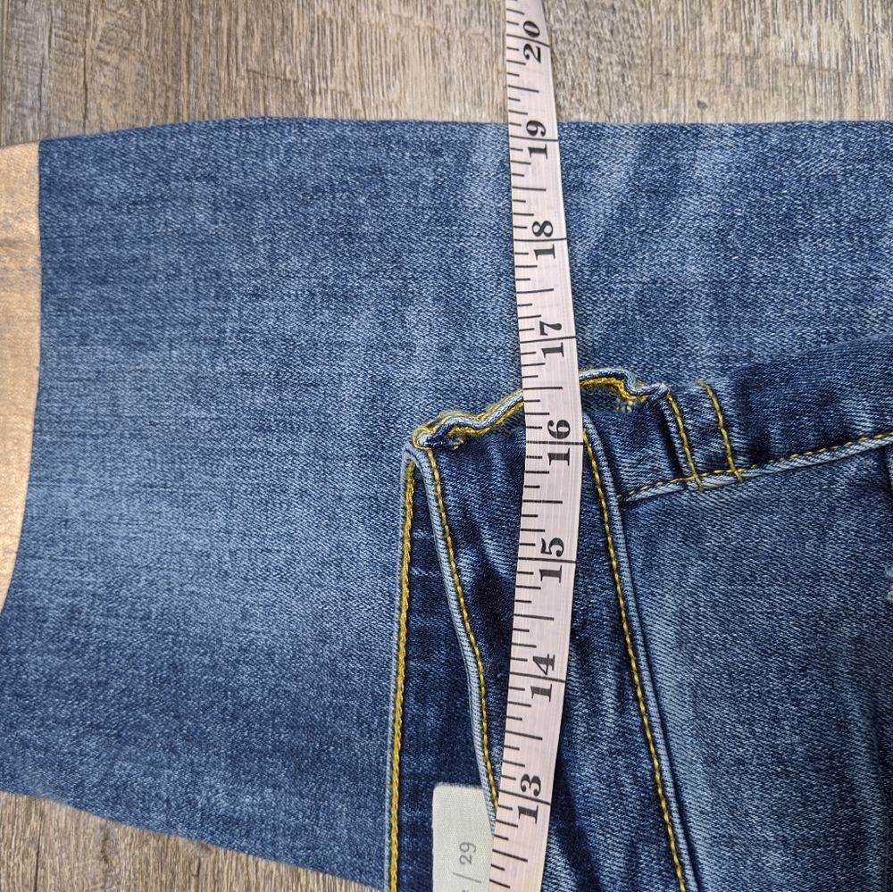 Pilcro Slim Boyfriend Anthro Size 29 Cropped Jeans - Picture 6 of 8